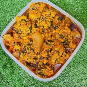 egusi soup tray