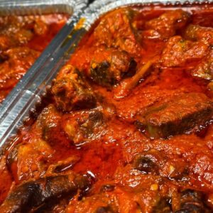 Home goat meat stew